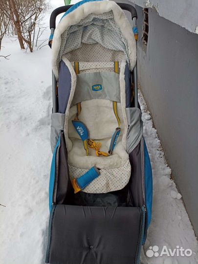 Детские санки коляска