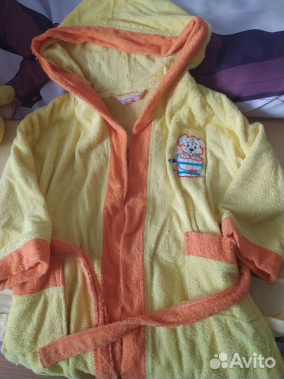 Детский банный халат