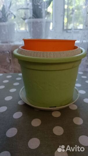 Горшок для цветов б/у 3 шт