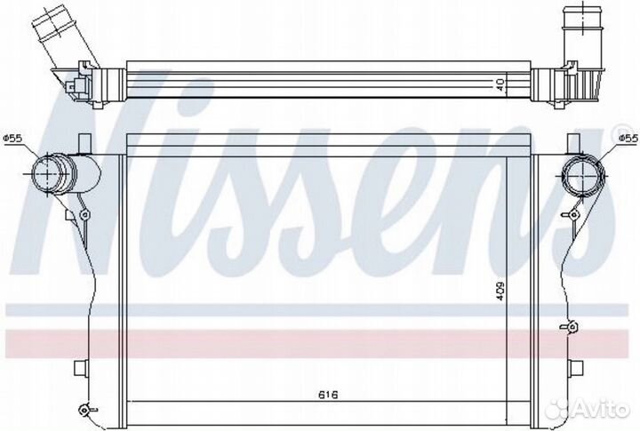 Радиатор инт. алюминиевый S3 PQ