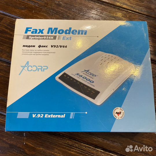 Fax Modem acorp V92/V44