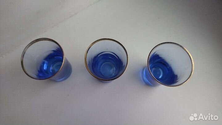 Стопки цветное стекло СССР