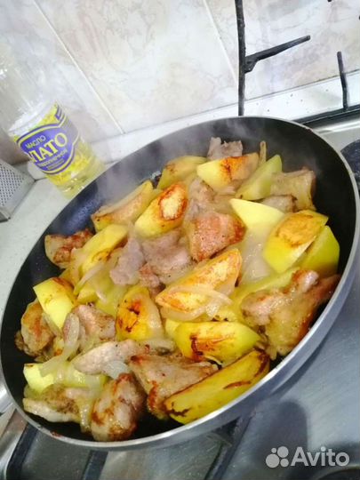 Сковорода Tefal 28 см с крышкой