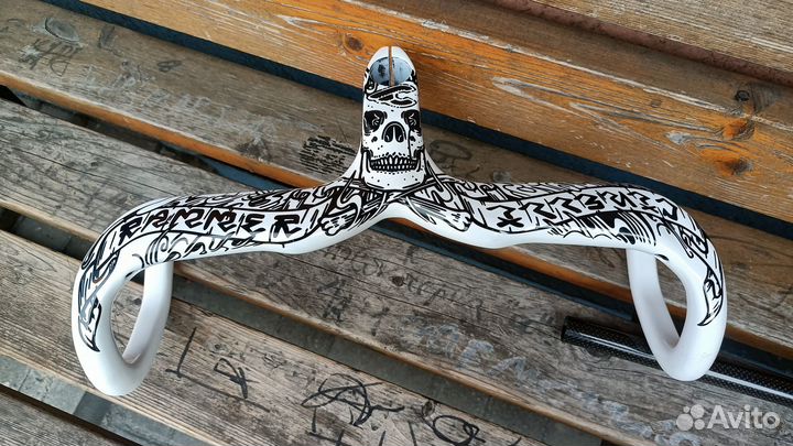 Руль велосипедный карбон баран новый