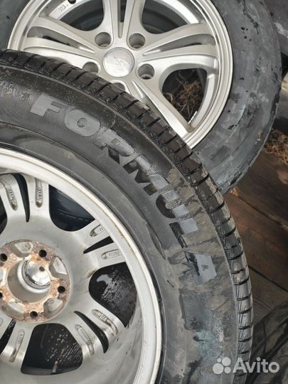 Комплект литых дисков и 2 колеса лето R16 5x114,3