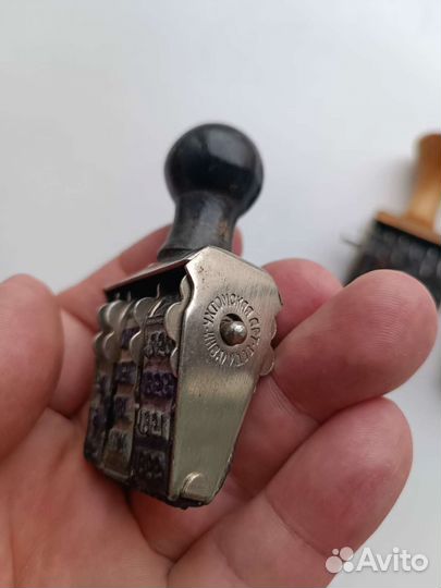 Датер СССР. 3 шт в лоте. Штамп. Нумератор.Печать