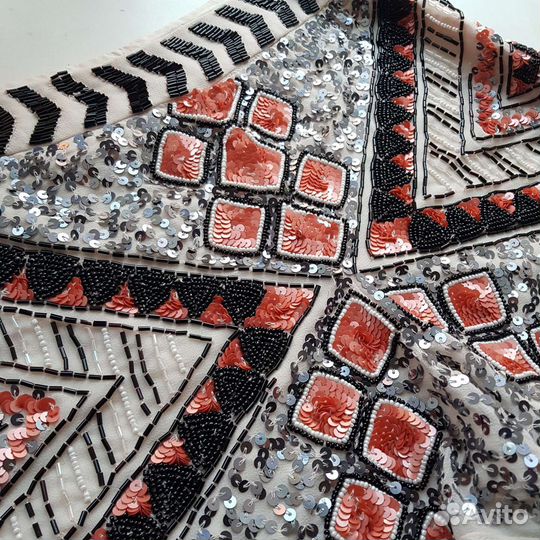 Шорты расшитые бисером xs