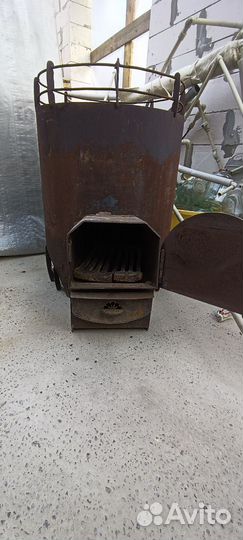 Печь банная с баком