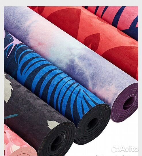 Коврик для йоги и фитнеса + чехол