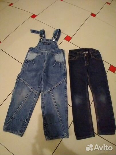 Джинсовая одежда для детей от 6 месяцев и старше
