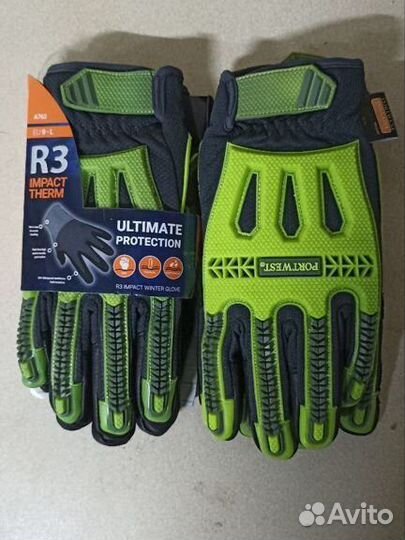 Зимние защитные перчатки Portwest A762 R3 Impact