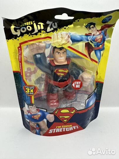Гуджитсу. Игрушка тянущаяся фигурка Супермен