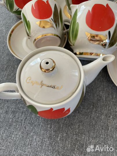 Сервиз чайный и чайные пары лфз