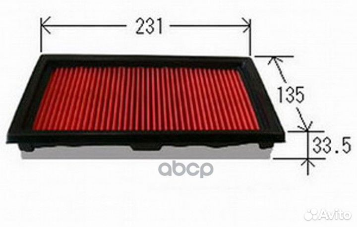 Фильтр воздушный nissan tiida, note 1.6/1.8 A22011