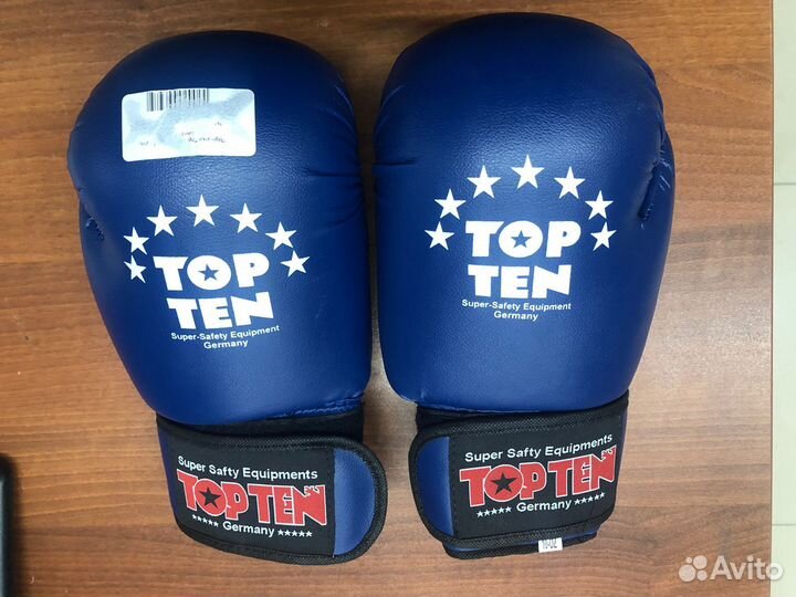 Перчатки top ten синие