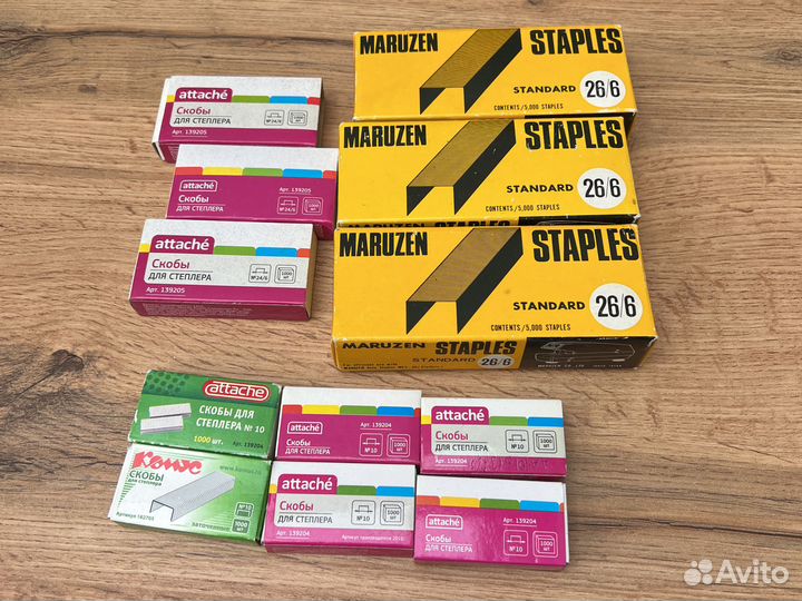 Скобы для степлера
