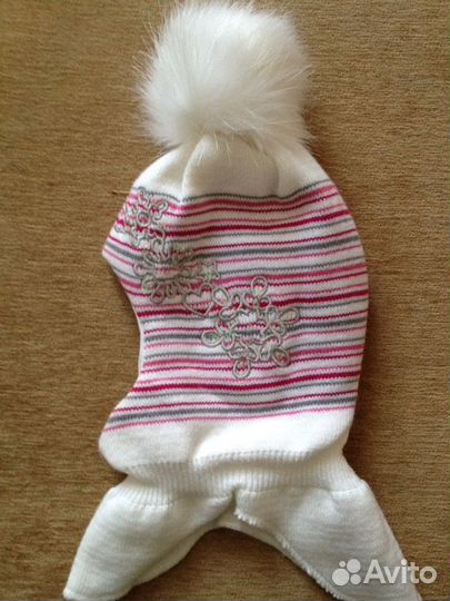 Шапка-шлем. Новая. 48-50 размер, на 2-4 года