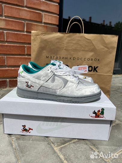 Кроссовки nike dunk low ice