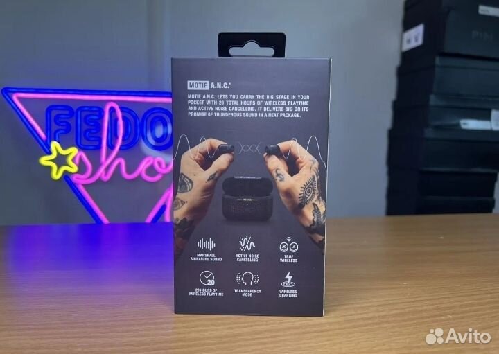 Беспроводные наушники marshall motif