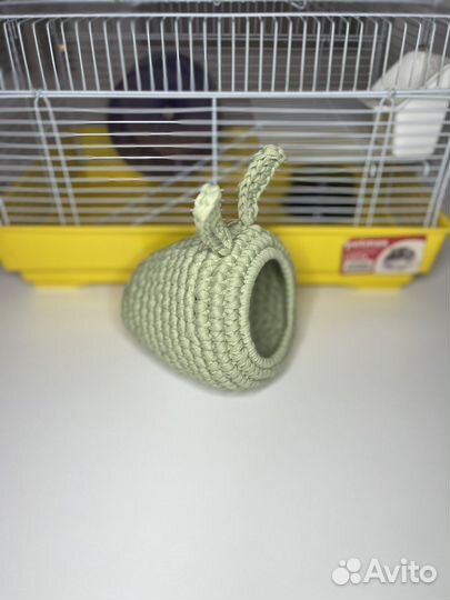Вязаный домик для грызунов