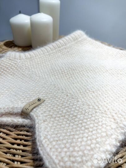 Капор вязанный