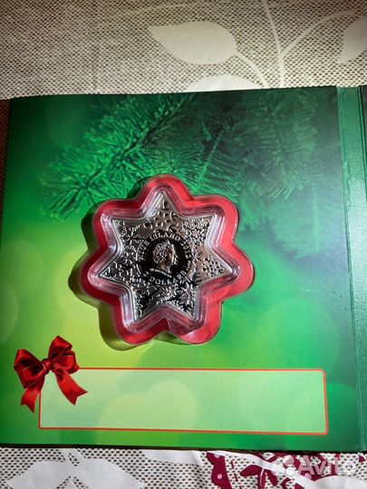 Рождественская звезда. Серебро 2 доллара 2012 года