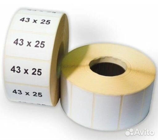 Термоэтикетки 43*25