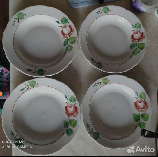 Тарелки полупорционные