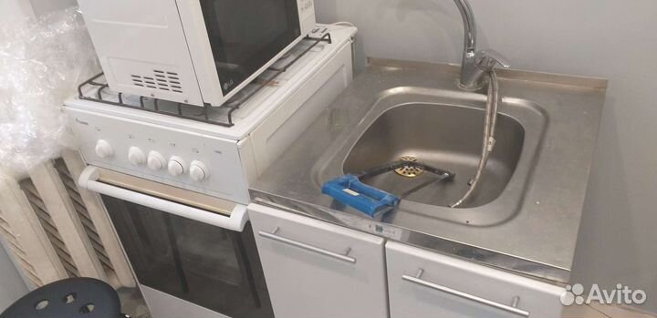 Кухонный набор, раковина, гарнитур, плита газовая