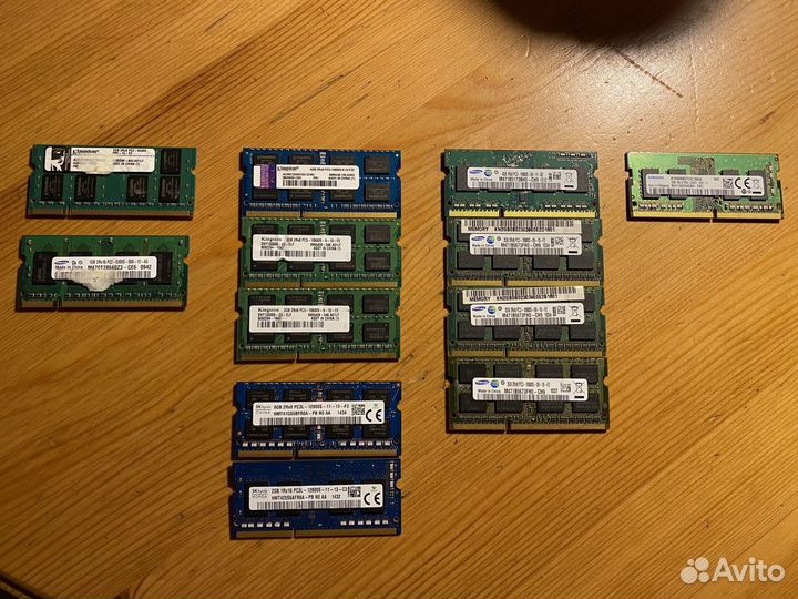 Оперативная память DDR2/DDR3/DDR4 Dimm/So-Dimm