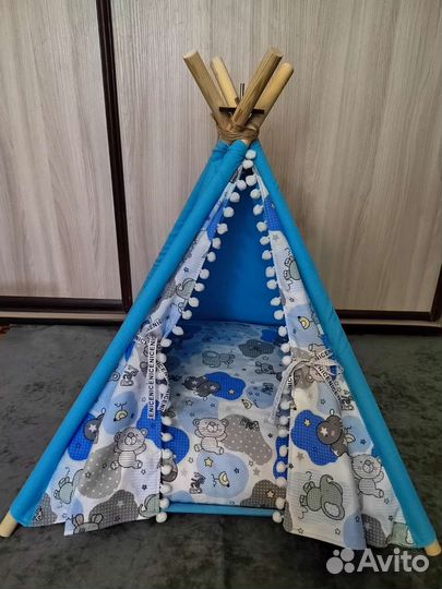 Домик, вигвам, лежанка, для собак, кошек, хорьков