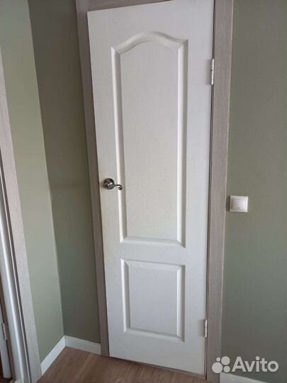 Двери межкомнатные бу, 3 шт, с коробками