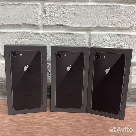 Коробка iPhone 8 space gray