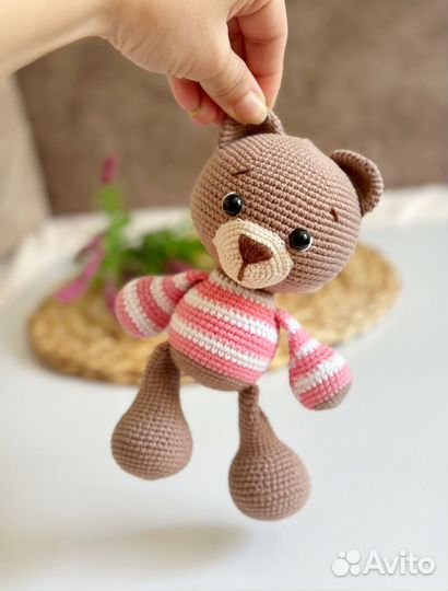 Вязаный мишка
