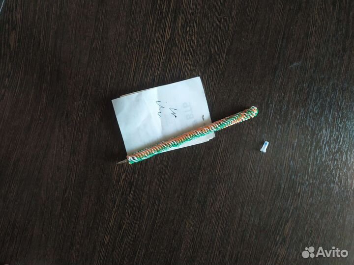 Гелиевая ручка плетёная