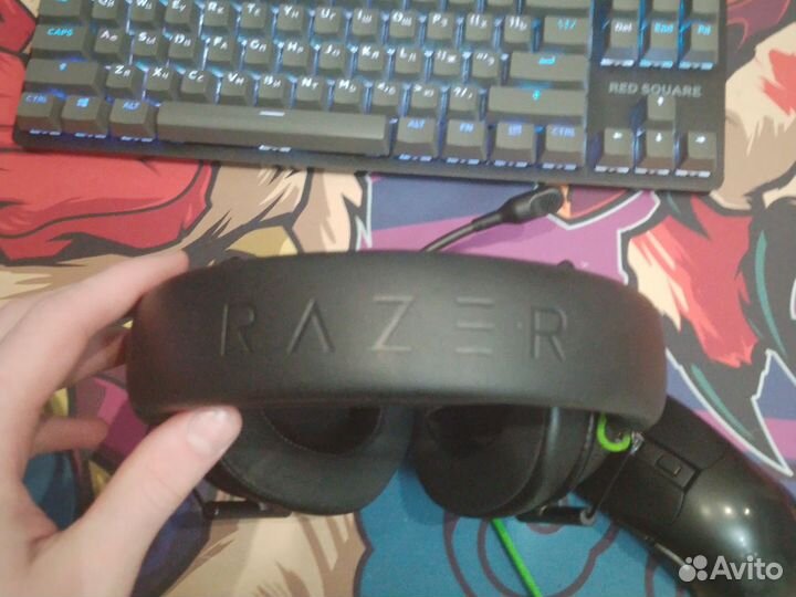 Наушники Razer Black shark V2 x