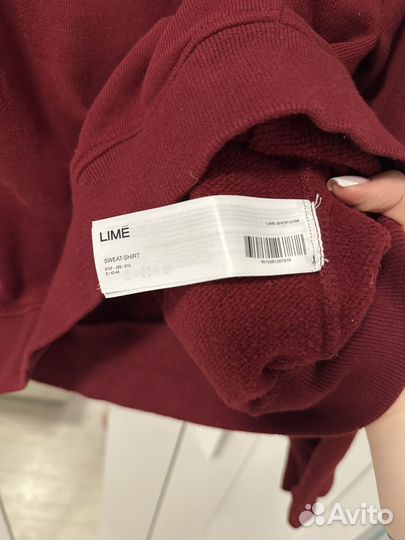 Толстовка zip-top lime (S)