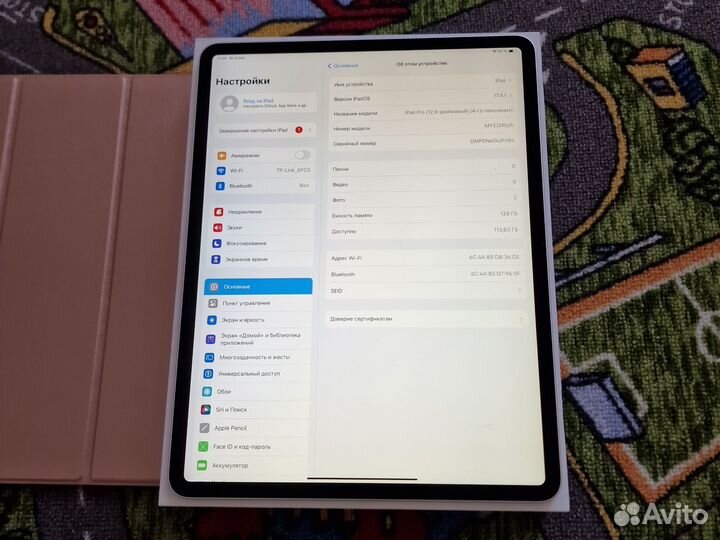 Планшет apple iPad pro 12.9 4-го поколения 128 гб
