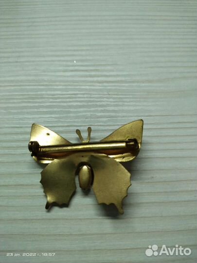 Винтажная брошь чехословакия