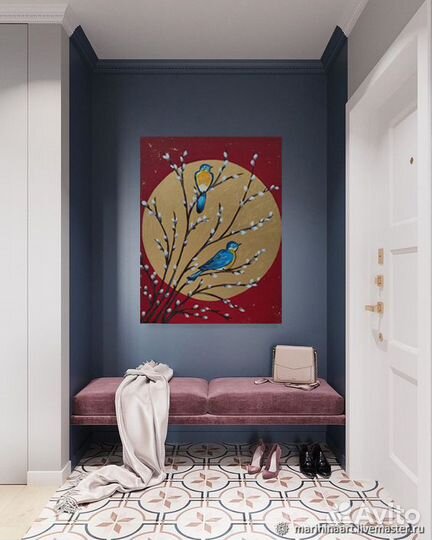 Картина акрилом на холсте