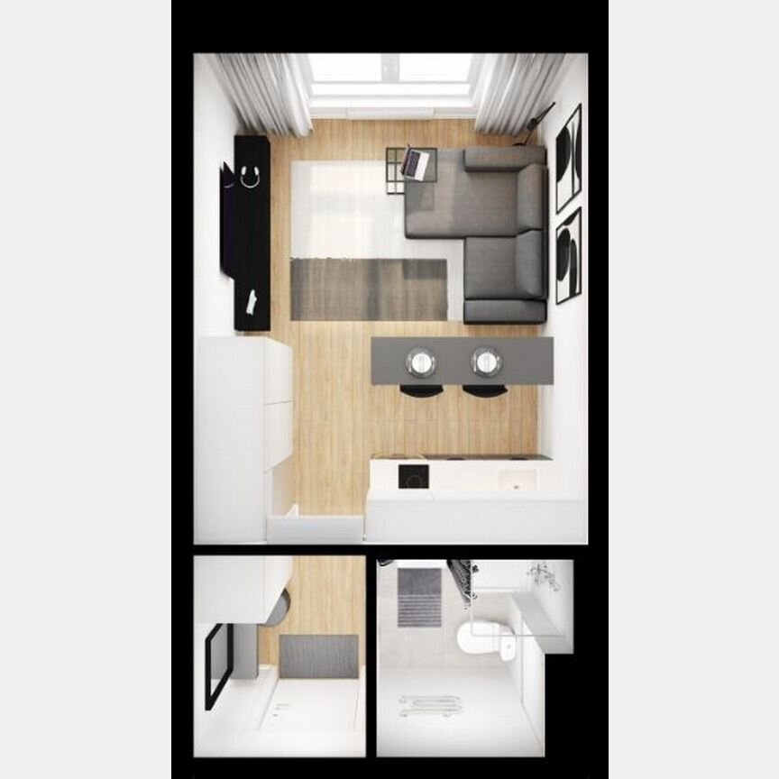 Квартира-студия, 20 м², 14/16 эт.