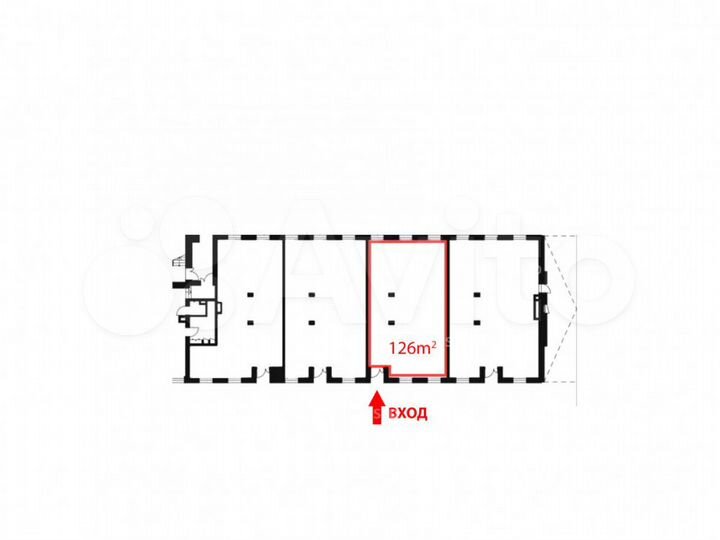 Сдам торговое помещение, 126 м²