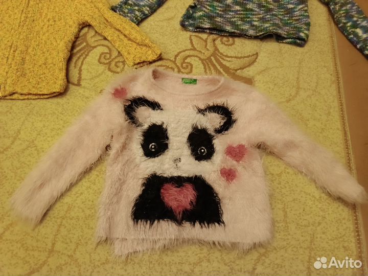 Теплые кофты для девочки р92-98