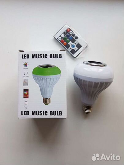 Лампочка - колонка светящаяся новая