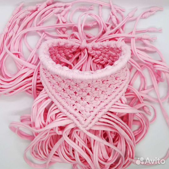 Ворот бохо в технике макраме