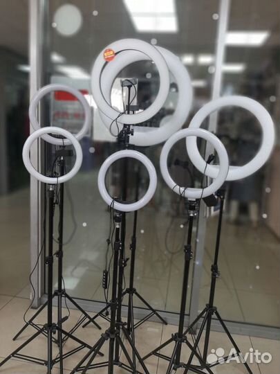 Кольцевая светодиодная цветная лампа MJ33