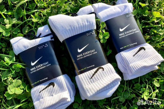 Носки Nike everyday высокие 3 пары