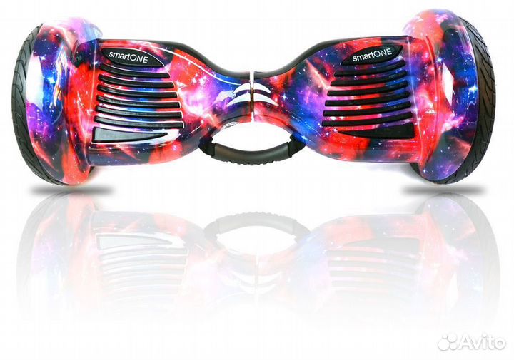 Гироскутер smart ONE 10.5 aqua красное синее небо