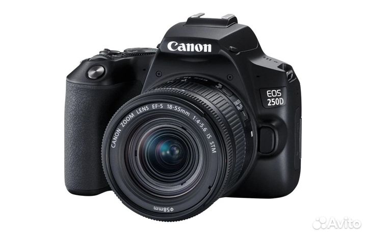 Новый Canon EOS 250D Kit 18-55mm IS STM, черный