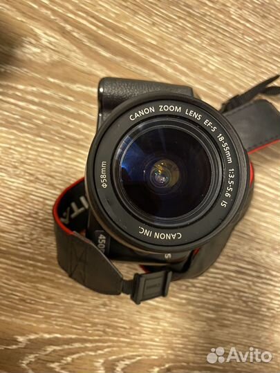 Зеркальный фотоаппарат canon 450d